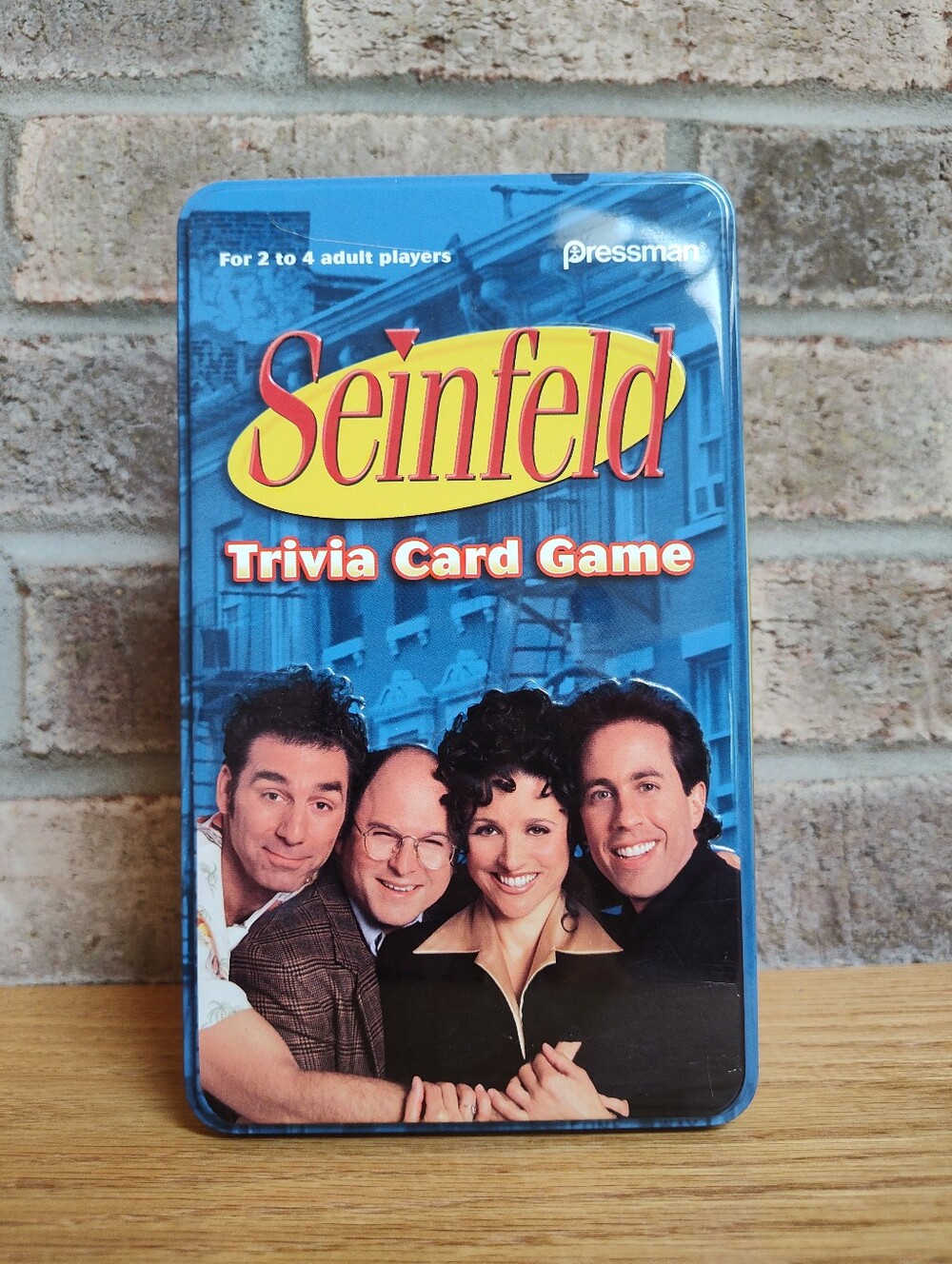 Seinfeld Trivia Card Game - Blue Tin
